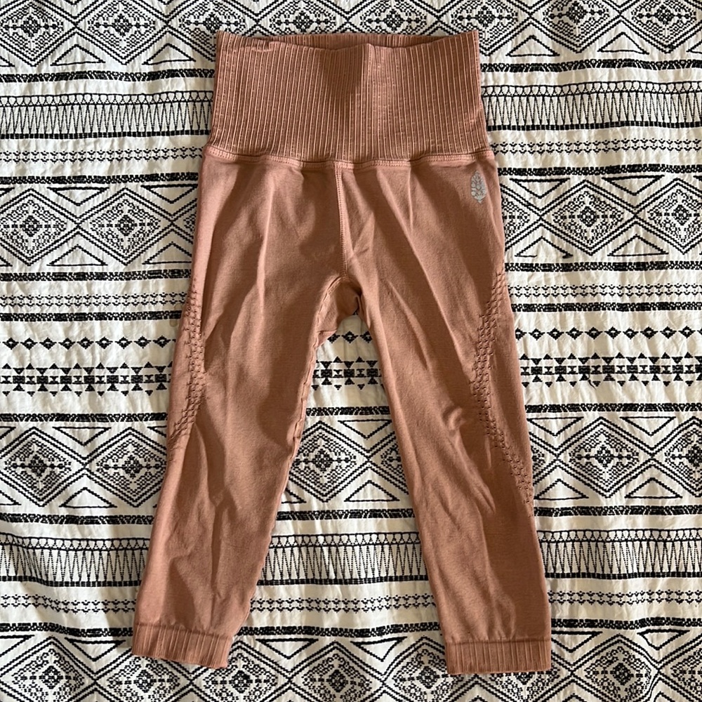 high-rise good karma crop leggings - fp movement by free people